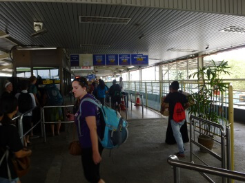 Turnstiles To Pay At Ferry Terminal