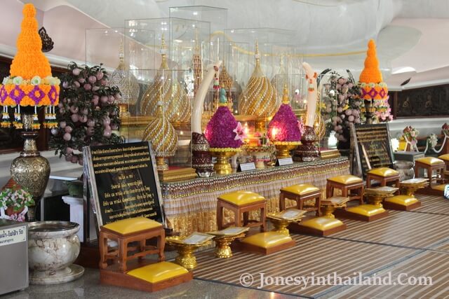 Wat Pa Phu Kon Altar Area For Prayer