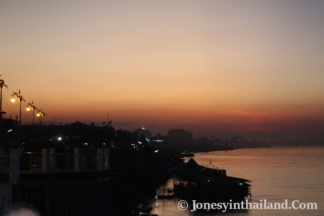 Nong Khai Sunset On River