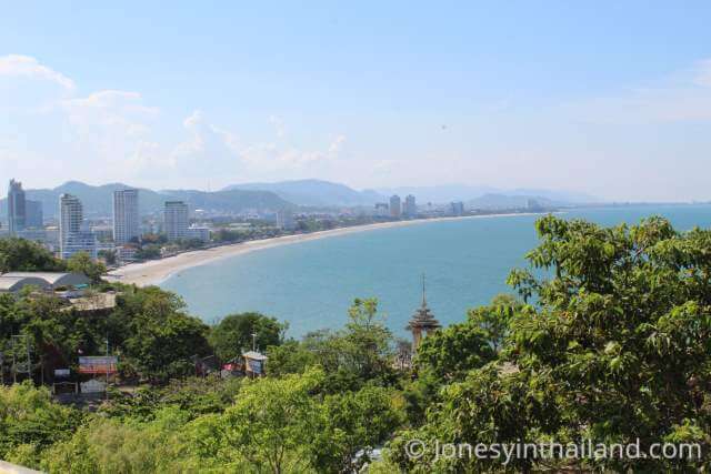View Of Hua Hin Beach From Khao Takieb Hill