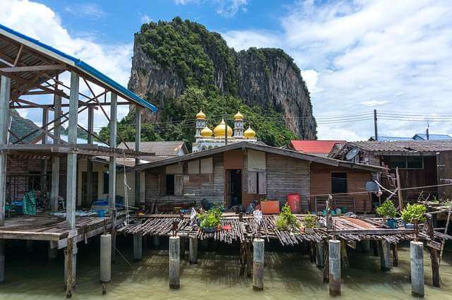 Muslim Village On Stilts Phang Nga Bay