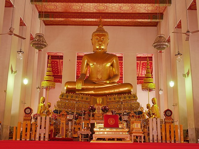Golden Buddha Statue In Thailand