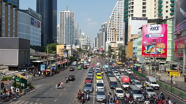 Asok Montri Road In Bangkok