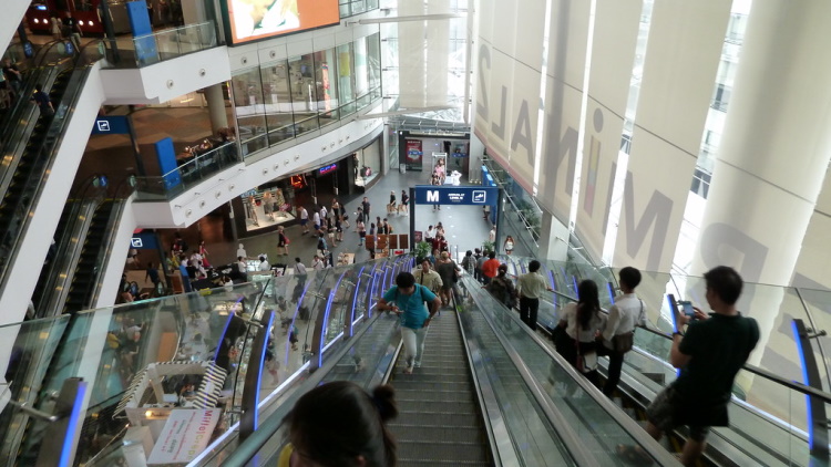 Inside Terminal 21 Bangkok Shopping Mall