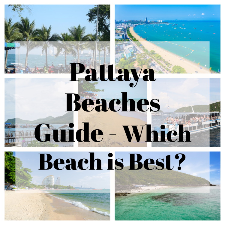 Collage Of The Best Pattaya Beaches With Text