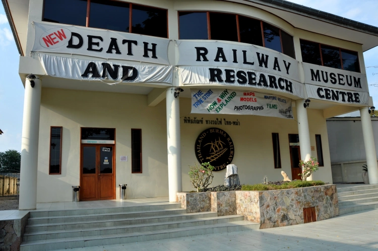 Front Of New Death Railway Museum And Research Centre In Kanchanaburi