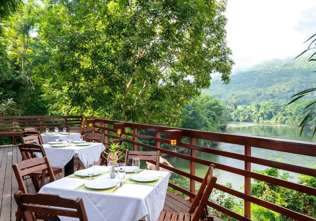 Home Phutoey River Kwai Restaurant With View Over River
