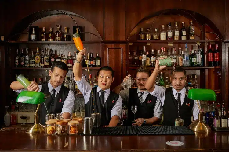 Bar Men Making Cocktails At The Havana Social On Sukhumvit 11
