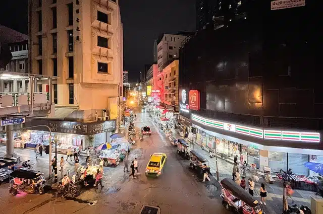 Corner Of Sukhumvit Soi 11 From Above Looking At 7-11